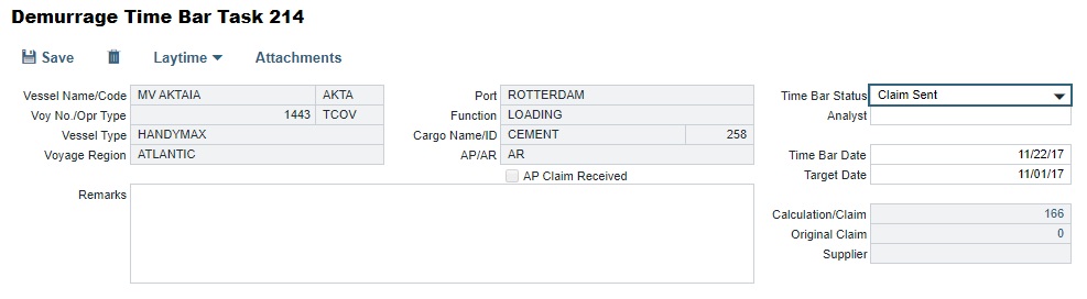 imos-demurrage-time-bar-task-list